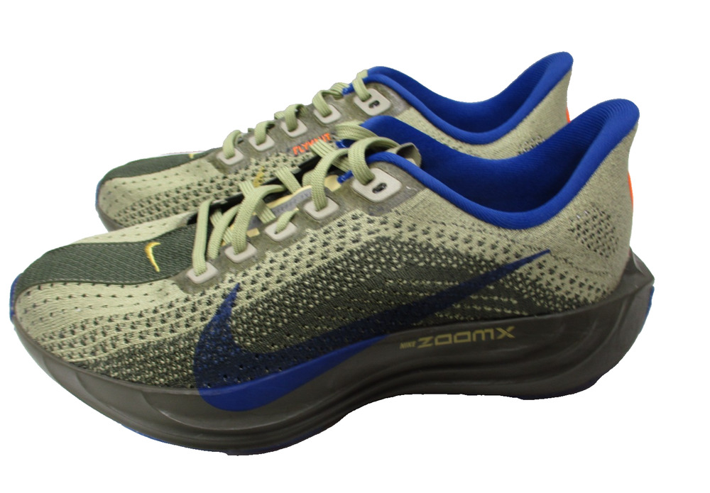 Nike Zoom X Pegasus Womens Sz 8 Mens Sz 6.5 Cargo Khaki/Deep Royal Blue Shoes